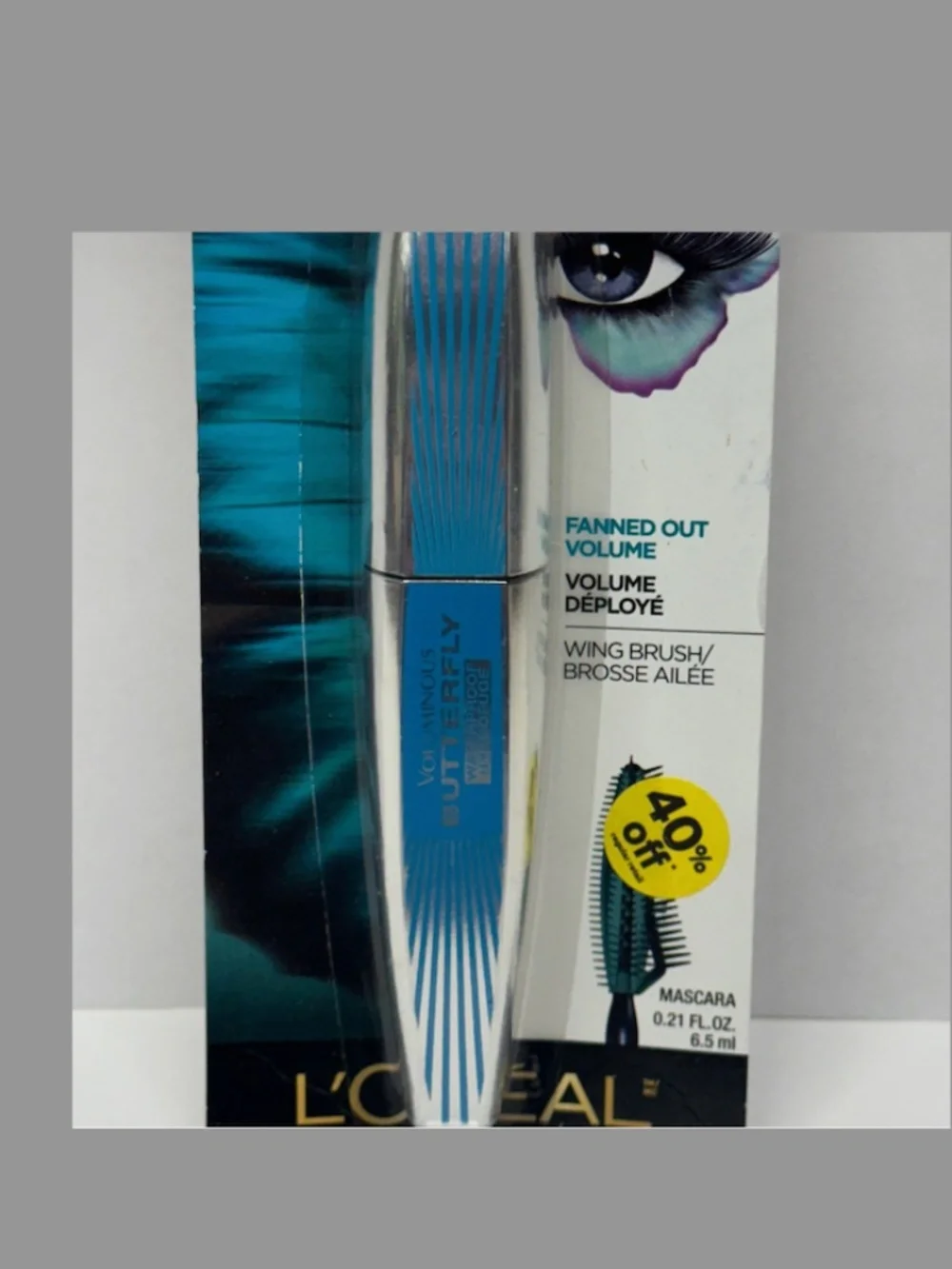3 - L'OREAL VOLUMINOUS BUTTERFLY MASCARA Waterproof - #870 Black DISCONTINUED